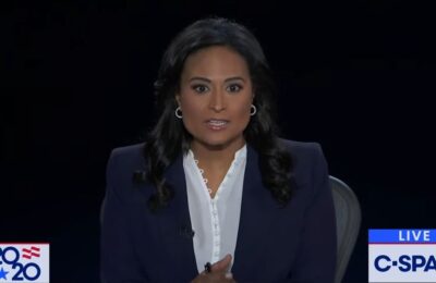 El elogiado rol de la moderadora Kristen Welker en el debate entre Trump y Biden