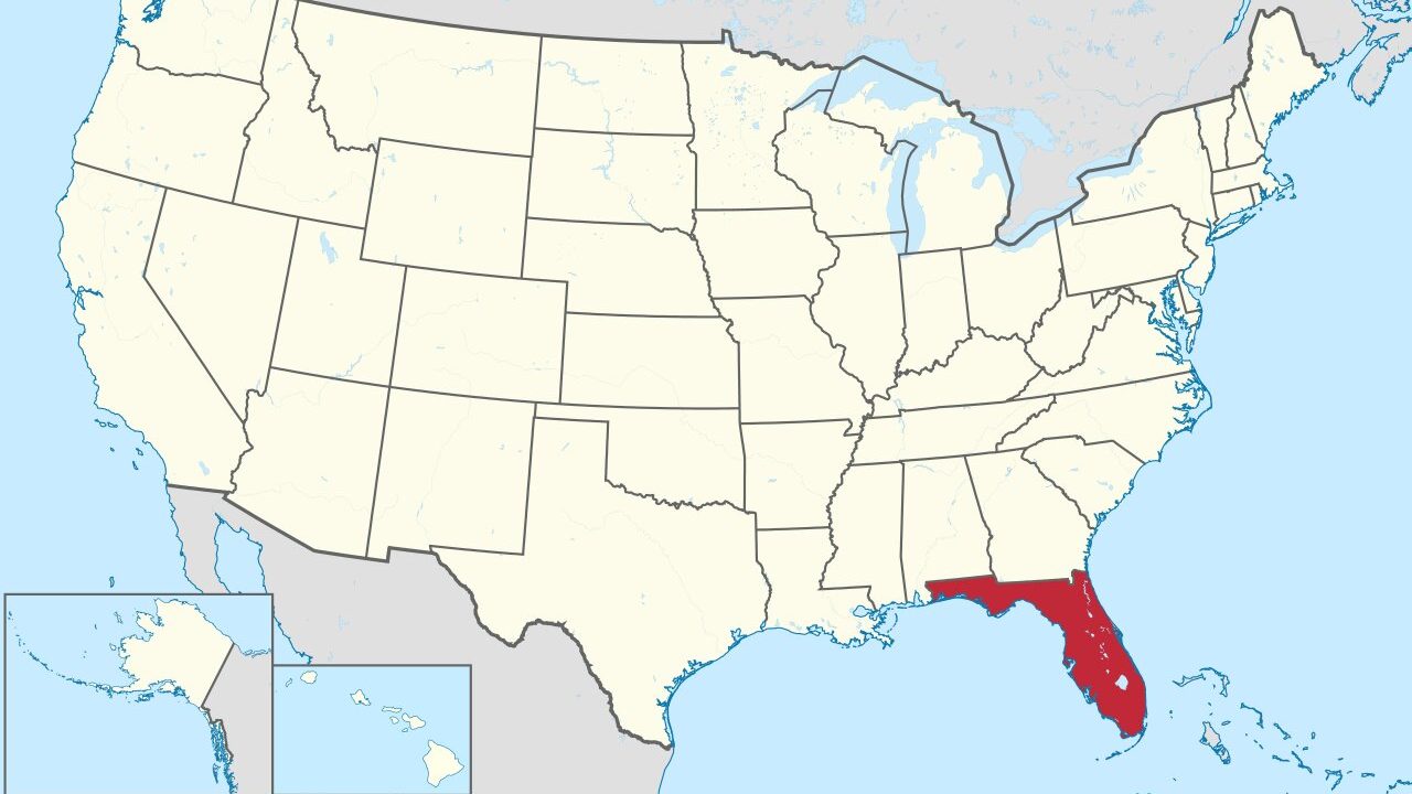 El estado de Florida vuelve a teñirse de rojo