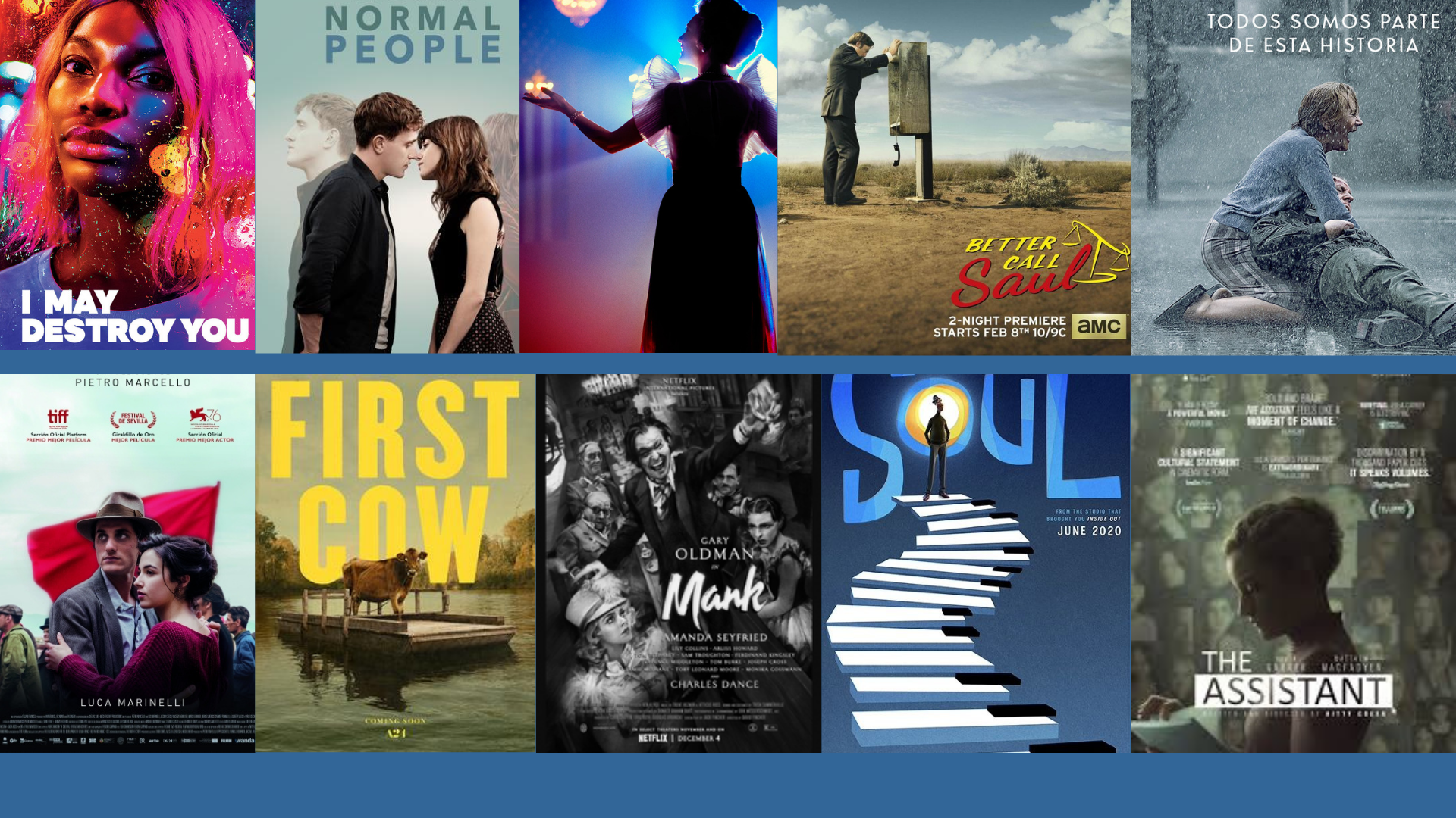 Los mejores libros, películas y series de 2020, según la prensa internacional