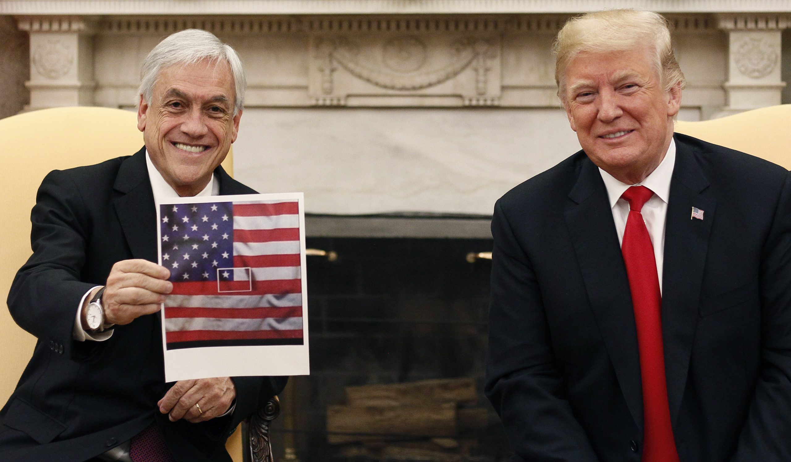Entretelones: La cautelosa relación de Piñera con Donald Trump