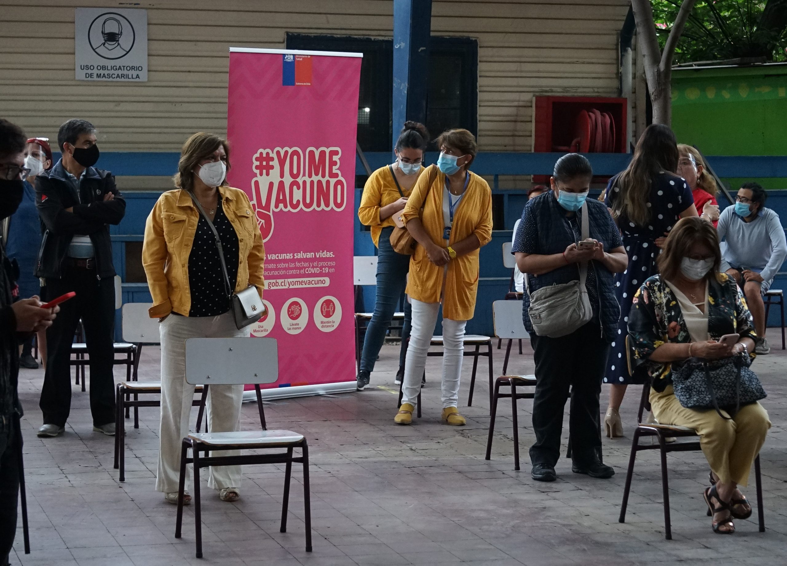 Chile supera el millón de segundas dosis y población con ambas inoculaciones llega al 7,3 por ciento