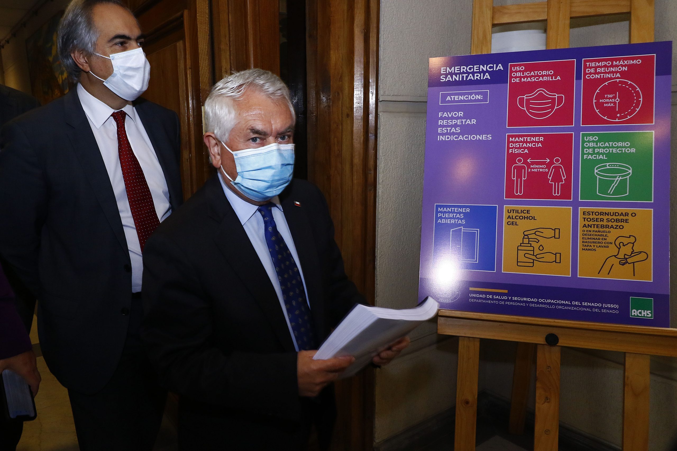 Los descargos de Paris en el Senado tras críticas de Siches: “Más respeto”