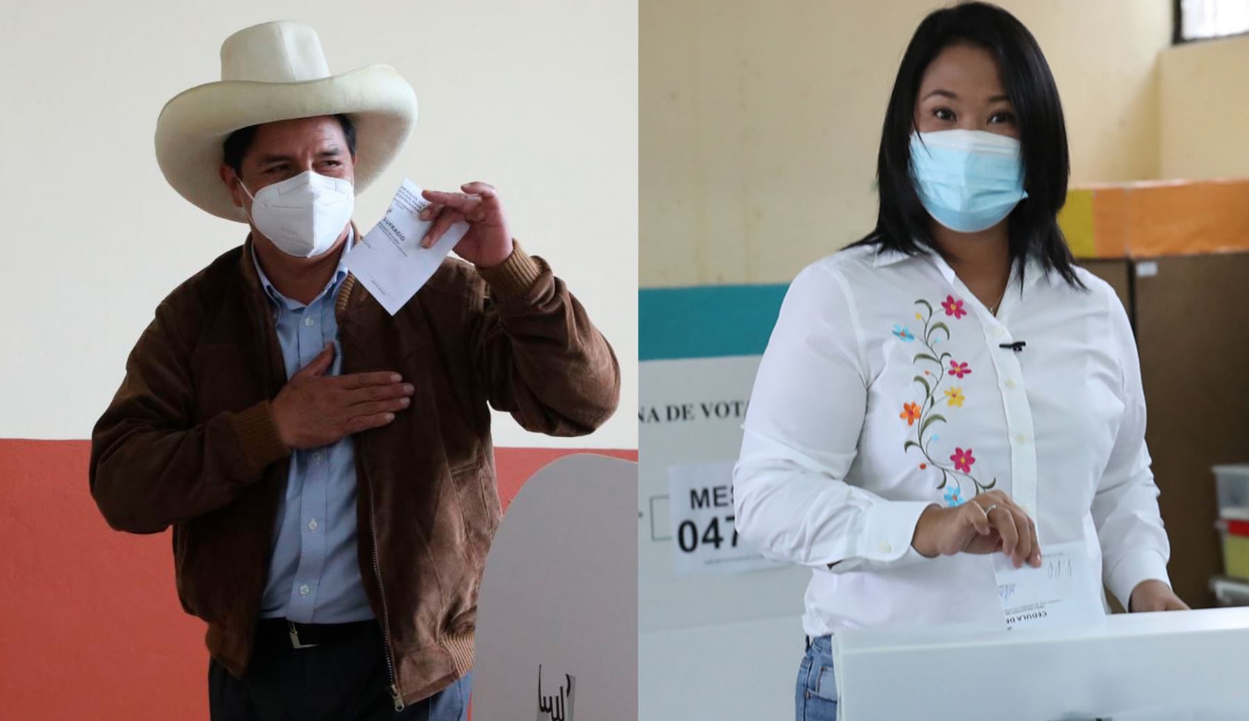 Elecciones en Perú: Castillo supera por un margen mínimo a Keiko Fujimori, pero el resultado definitivo podría estar en días