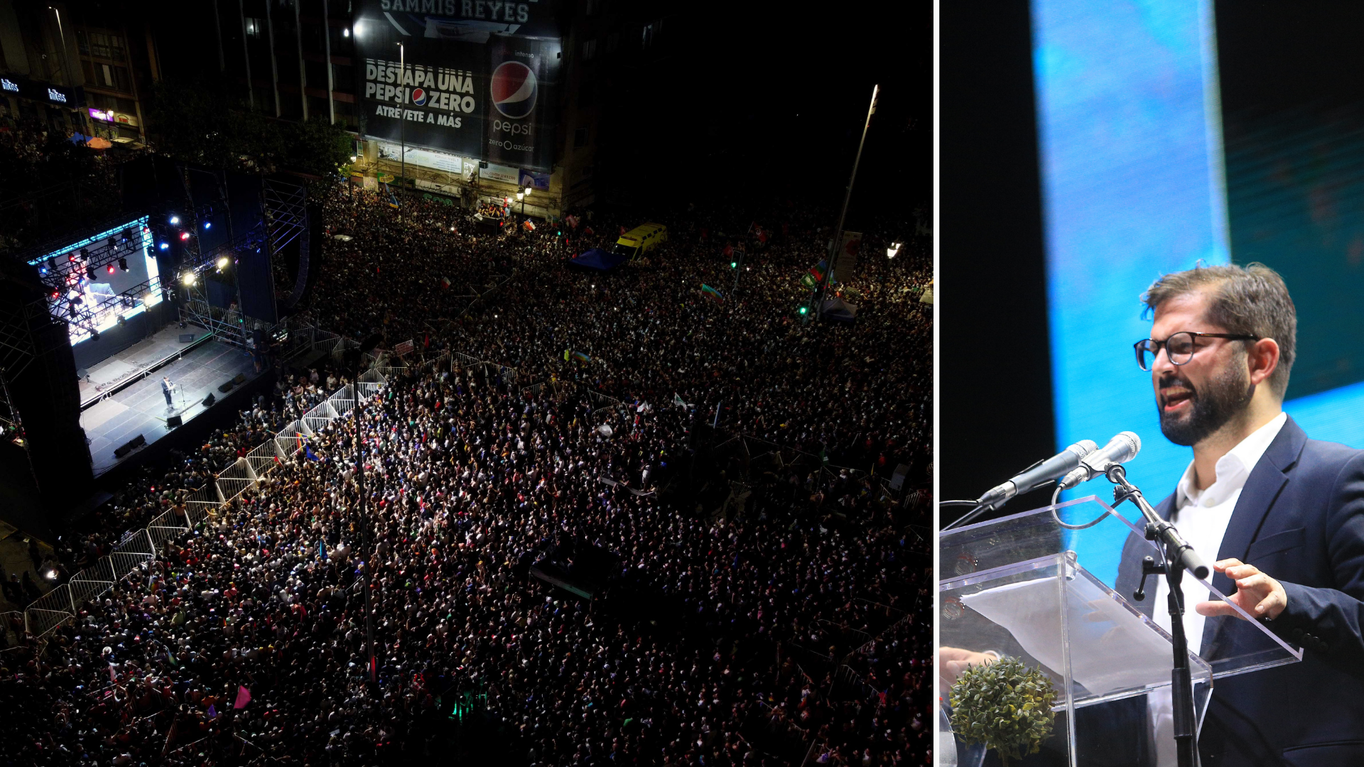Análisis: Las dos almas políticas que reflejó el primer discurso de Boric como presidente electo