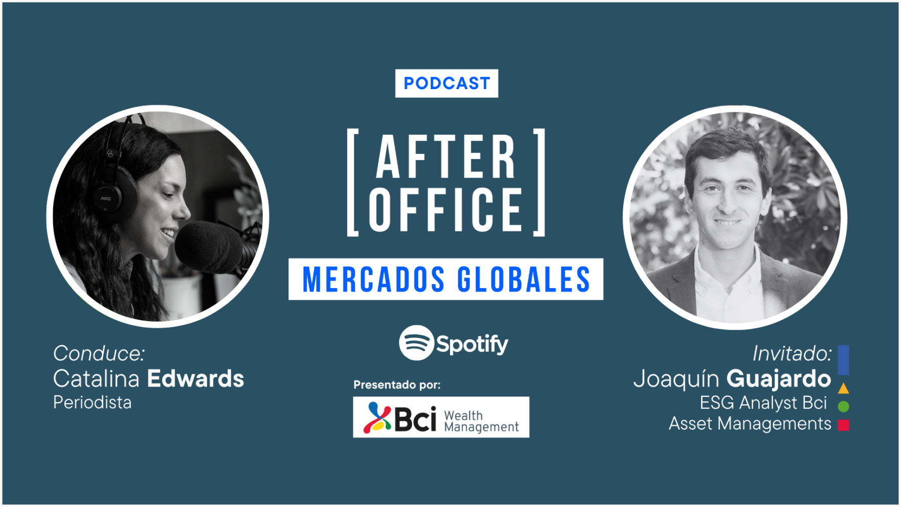 After Office Mercados Globales (Cap. 37) – Joaquín Guajardo y las inversiones sostenibles. Con Catalina Edwards