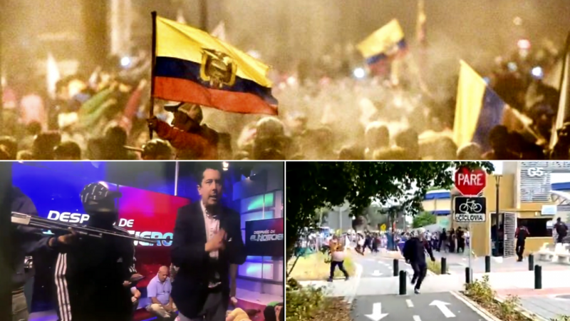 Cadem: 54% piensa que es muy probable que en Chile ocurra la misma ola de violencia que en Ecuador (Lea encuesta completa)