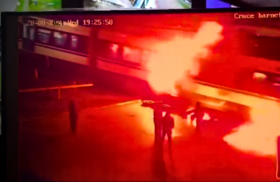 Qué se sabe del ataque incendiario a un tren de pasajeros en La Araucanía en medio de huelga de hambre de Llaitul